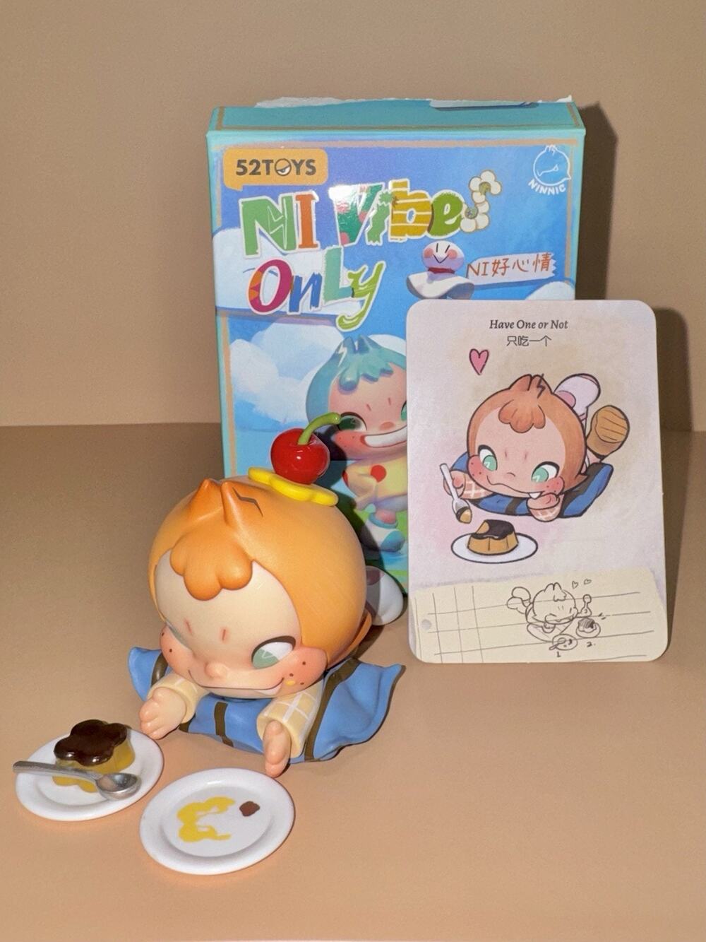 52TOYS Ninnic Ni Vibes Only Blind Box Confirmed Have One or Not Figure